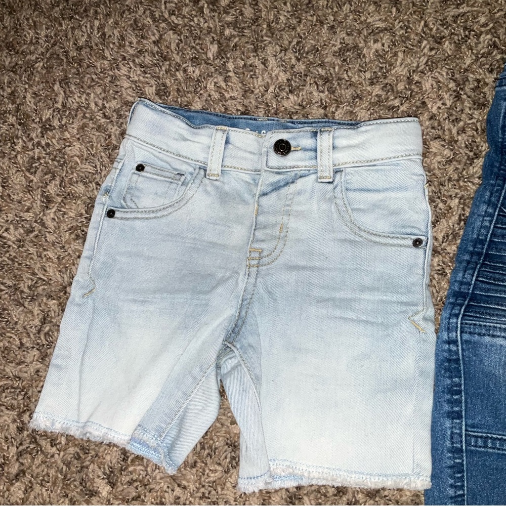Little boys jeans and shorts set